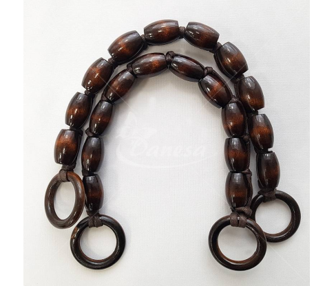 Wooden handbag handles