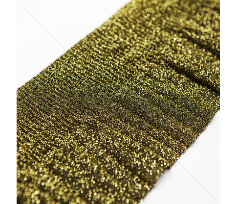 Glossy corrugated decorative tape