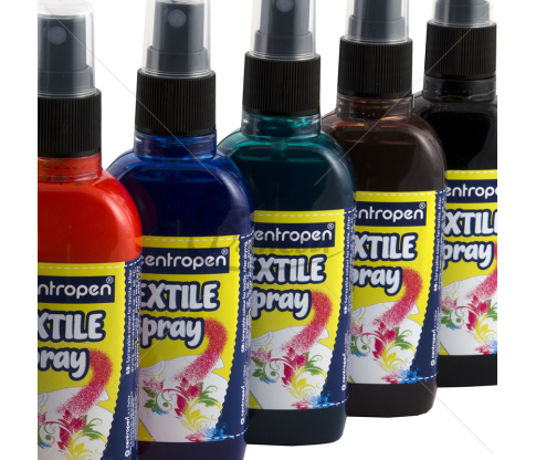 Acrylic spray paint for textile