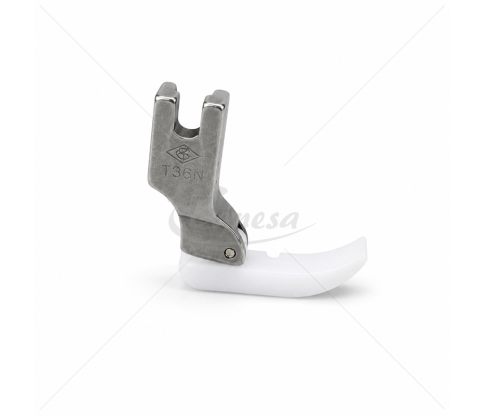 T36N Right Narrow Teflon Zipper Foot for Industrial Sewing Machine