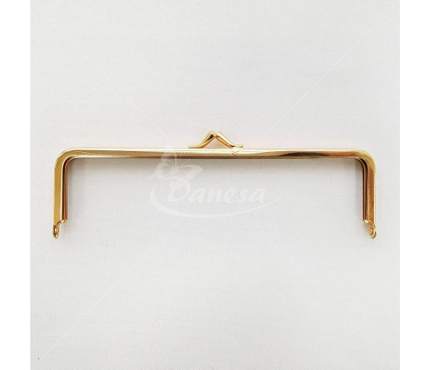 Metal fittings for handbags, wallets and purses