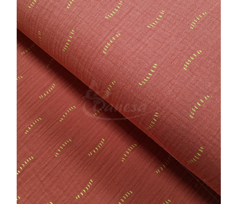 Muslin with a pattern