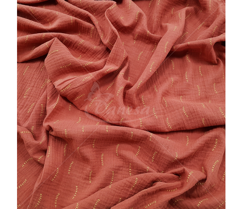 Muslin with a pattern