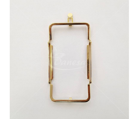 Metal fittings for handbags, wallets and purses