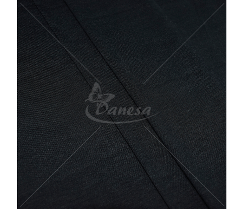 Natural silk, knitted fabric, black color