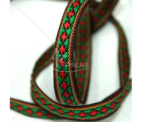 Woven national ribbon