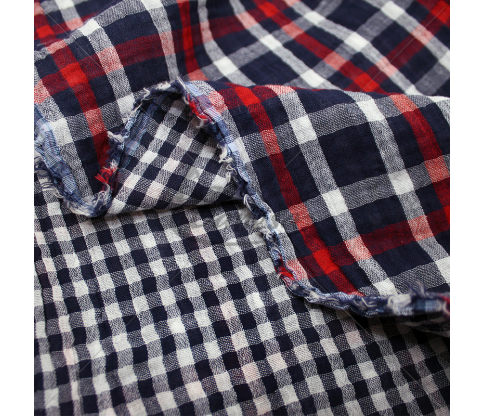 Muslin with a pattern, double-sided