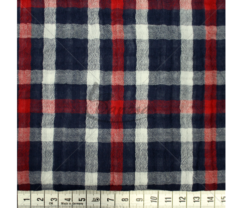 Muslin with a pattern, double-sided
