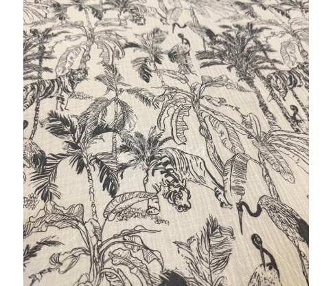 Muslin with a pattern