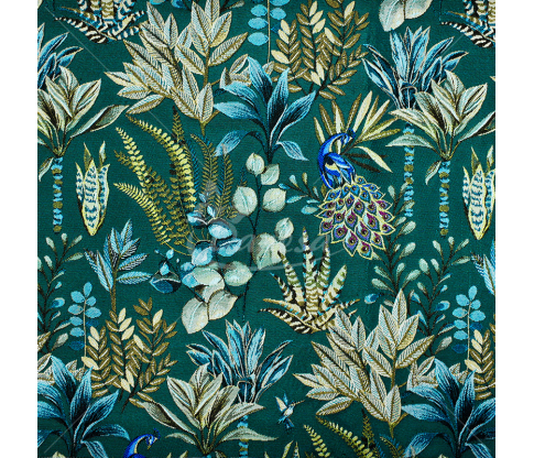 Tapestry "Peacock", green color