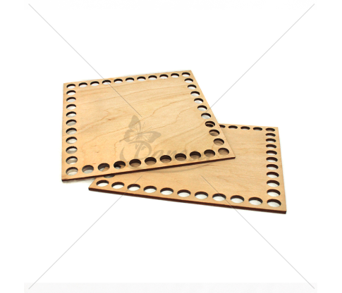 Wooden base for crochet (15 cm)