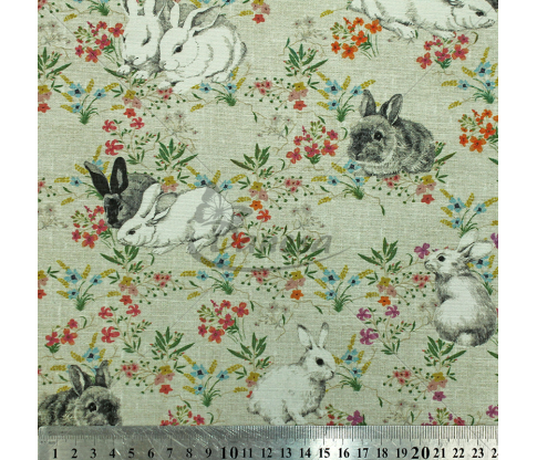 Linen-look fabric (Linen imitation)