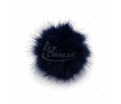 Faux Fur Pom Pom for Hats and Accessories, 12 cm