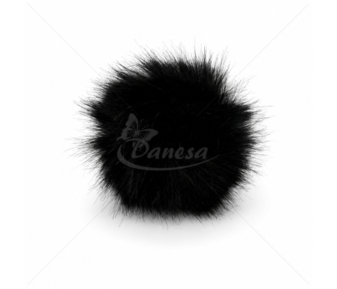Faux Fur Pom Pom for Hats and Accessories, 12 cm