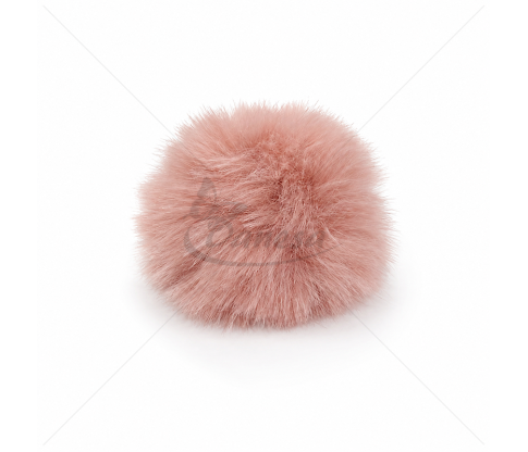 Faux Fur Pom Pom for Hats and Accessories, 12 cm