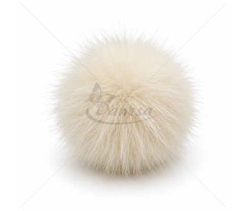 Faux Fur Pom Pom for Hats and Accessories, 12 cm