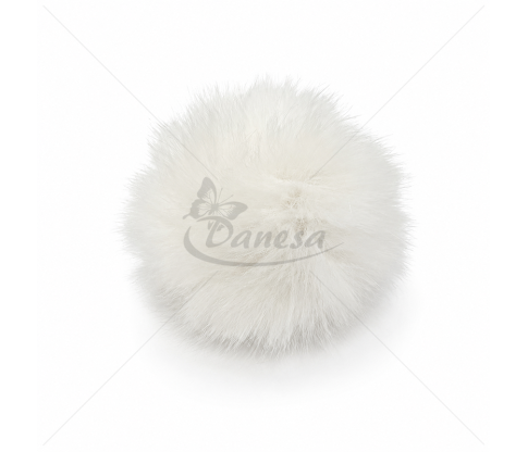 Faux Fur Pom Pom for Hats and Accessories, 12 cm
