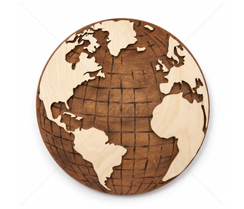 Plywood World Map