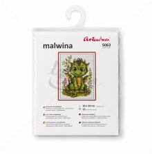 Embroidery Kit “Little Dragon” with Threads, 18 × 24 cm