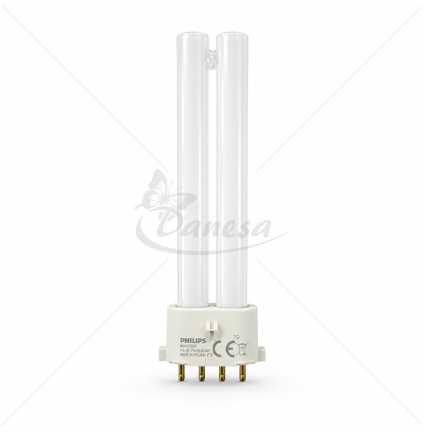 Philips MASTER PL-S 4P Compact Fluorescent Lamp 7 W, 3000 K, 2G7