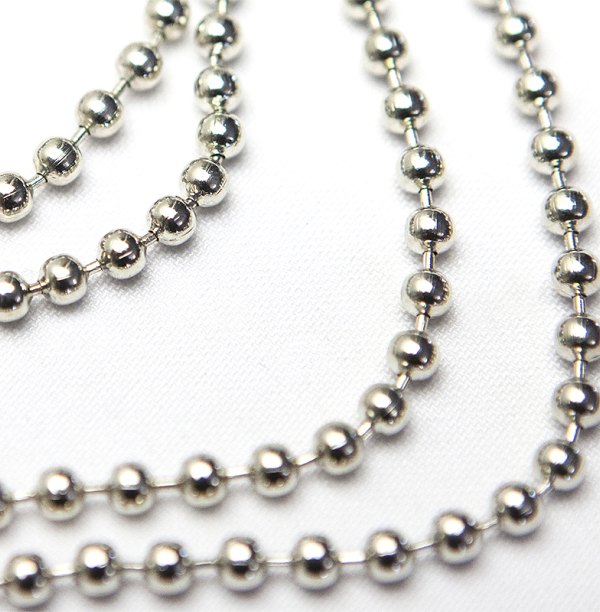 Burbulinė grandinėlė pakabukams (2,5 mm / 4 mm / 5 mm)