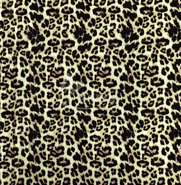 Viskozinis audinys su leopardiniu raštu