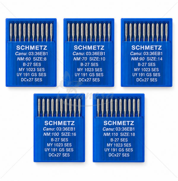 Needles for Knitted and Stretch Fabrics for Overlock Machines