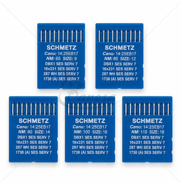 Universal Needles for Industrial Sewing Machines with a Thin Shank