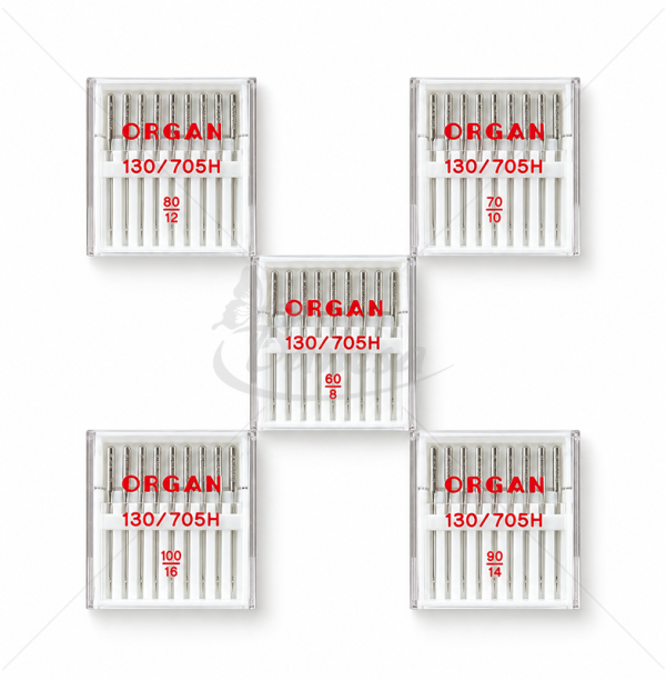 ORGAN 130/705H Universal Needles for Domestic Sewing Machines