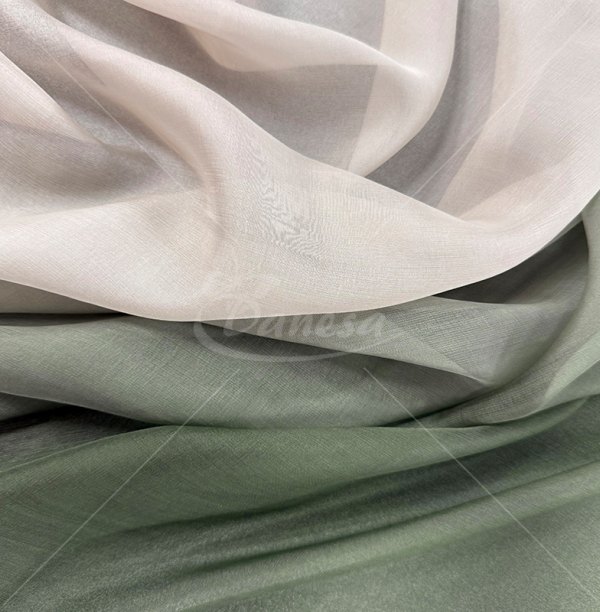 Natūralus šilkas „Ombre“ 