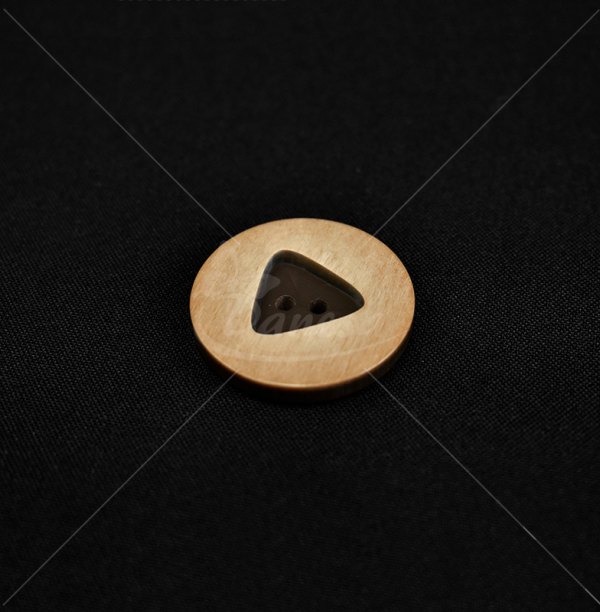 Large concave classic plastic two-hole sewing button 54L