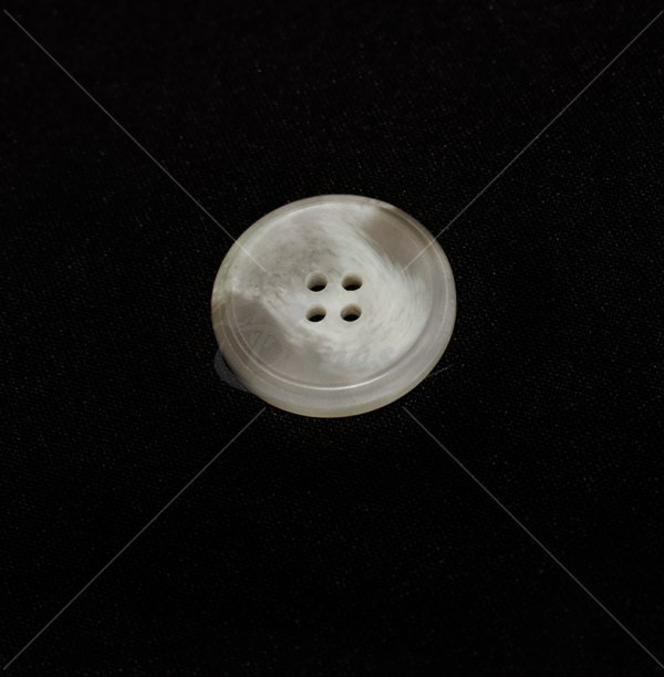 Large grey classic plastic four-hole sewing button 44L
