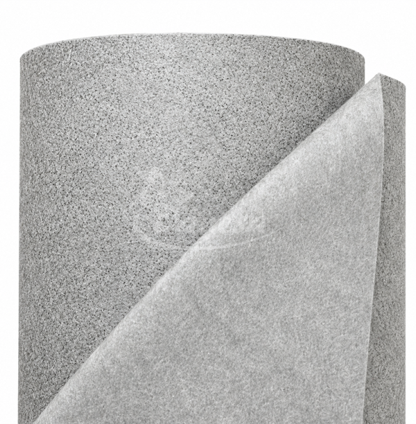 Thin Double-Sided Grey Melange Felt