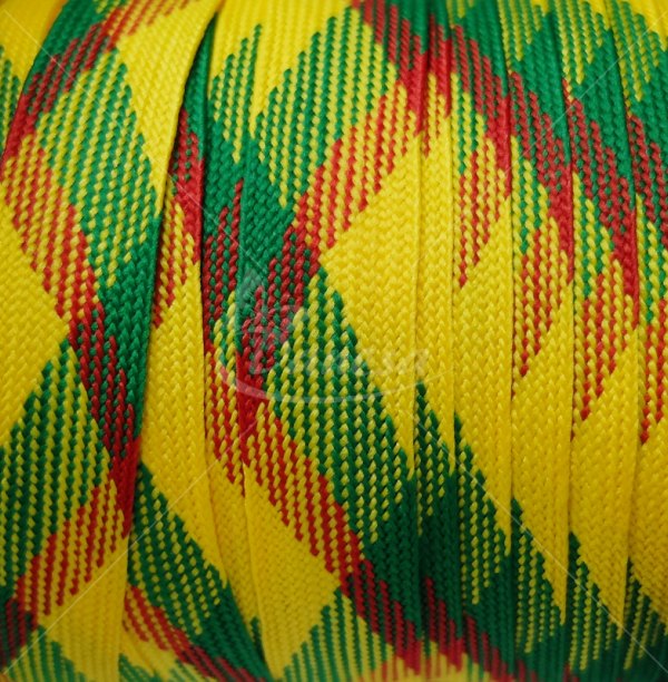 Decorative ribbon in the colors of the Lithuanian flag