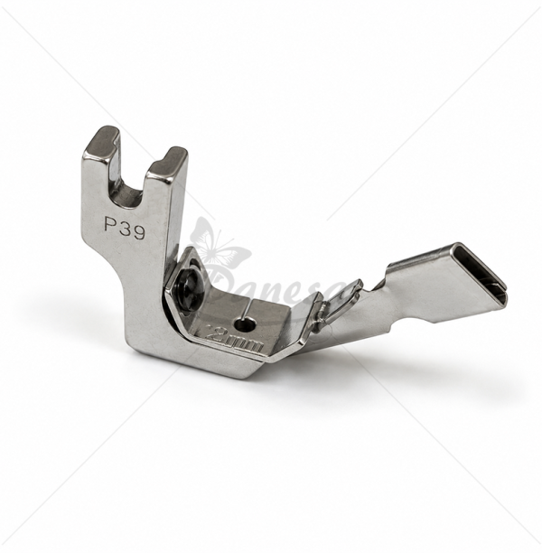 P39 12 mm–3 mm Hemming Presser Foot for Industrial Sewing Machines