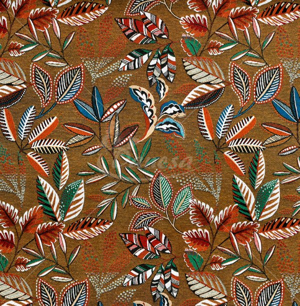 Гобелен с хлопком «Разноцветные листья»