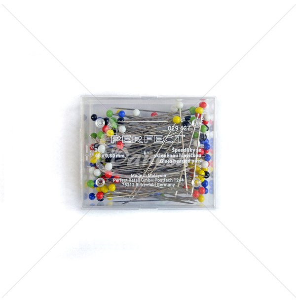 Glass headed Pins