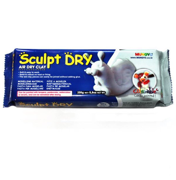Clay, air-hardening (white)