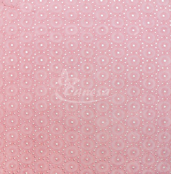 Embroidered cotton