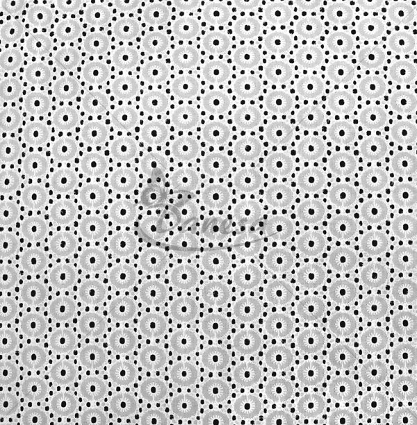 Embroidered cotton