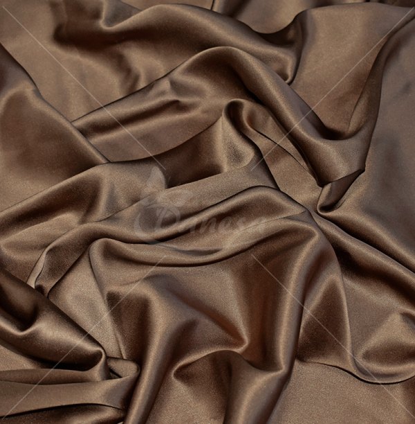 Natural silk, light brown color