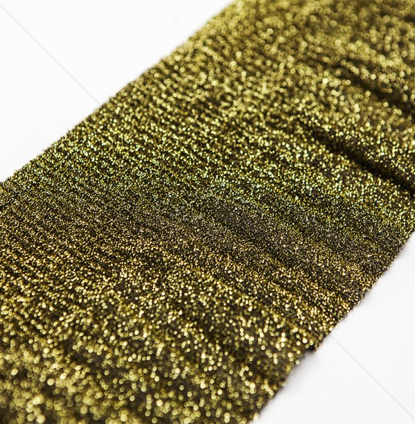 Glossy corrugated decorative tape
