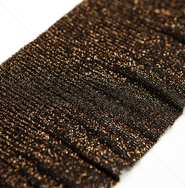 Glossy corrugated decorative tape
