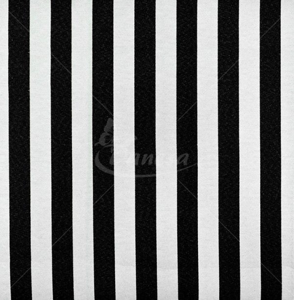 Tapestry with cotton, striped, black/white