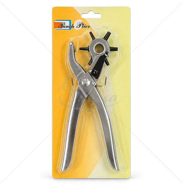 Rotary Hole Punch Pliers for Leather and Belts, 6 Sizes