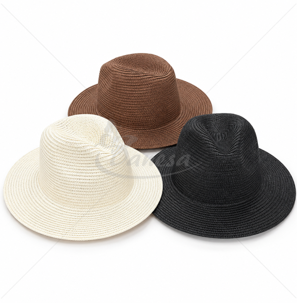 Summer Hat Made of Paper Straw, One Size