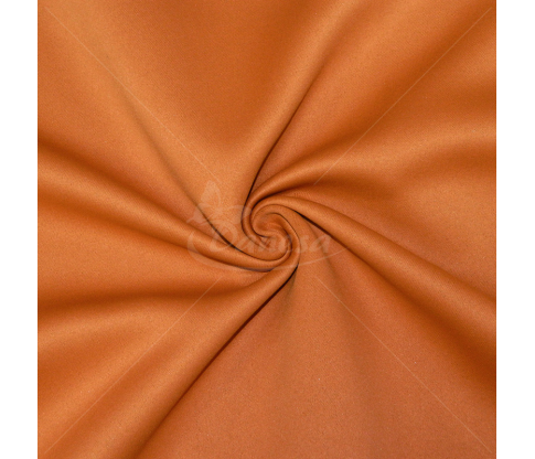 Blackout curtain fabric, smooth, orange color