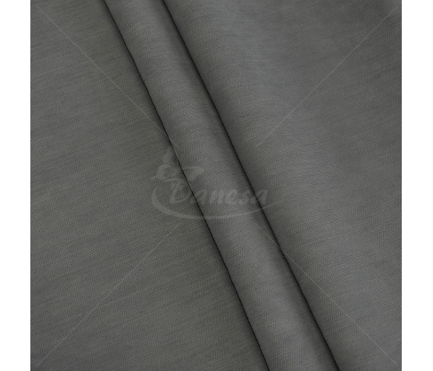 Blackout curtain fabric, velvet structure, dark grey color