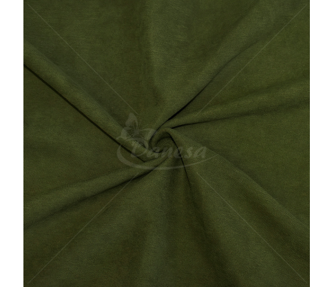 Blackout curtain fabric, velvet structure, khaki color