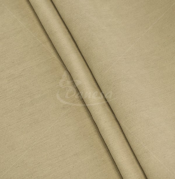 Blackout curtain fabric, velvet structure, sand color